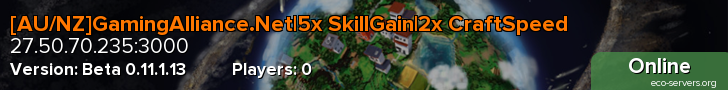 [AU/NZ]GamingAlliance.Net|5x SkillGain|2x CraftSpeed