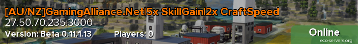 [AU/NZ]GamingAlliance.Net|5x SkillGain|2x CraftSpeed