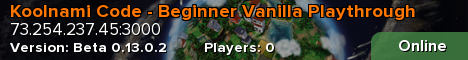 Koolnami Code - Beginner Vanilla Playthrough