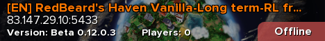 [EN] RedBeard's Haven Vanilla-Long term-RL friendly-Session0