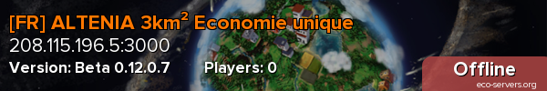 [FR] ALTENIA 3km² Economie unique