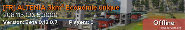 [FR] ALTENIA 3km² Economie unique