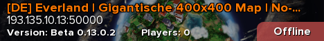 [DE] Everland | Gigantische 400x400 Map | No-Wipe | High Har